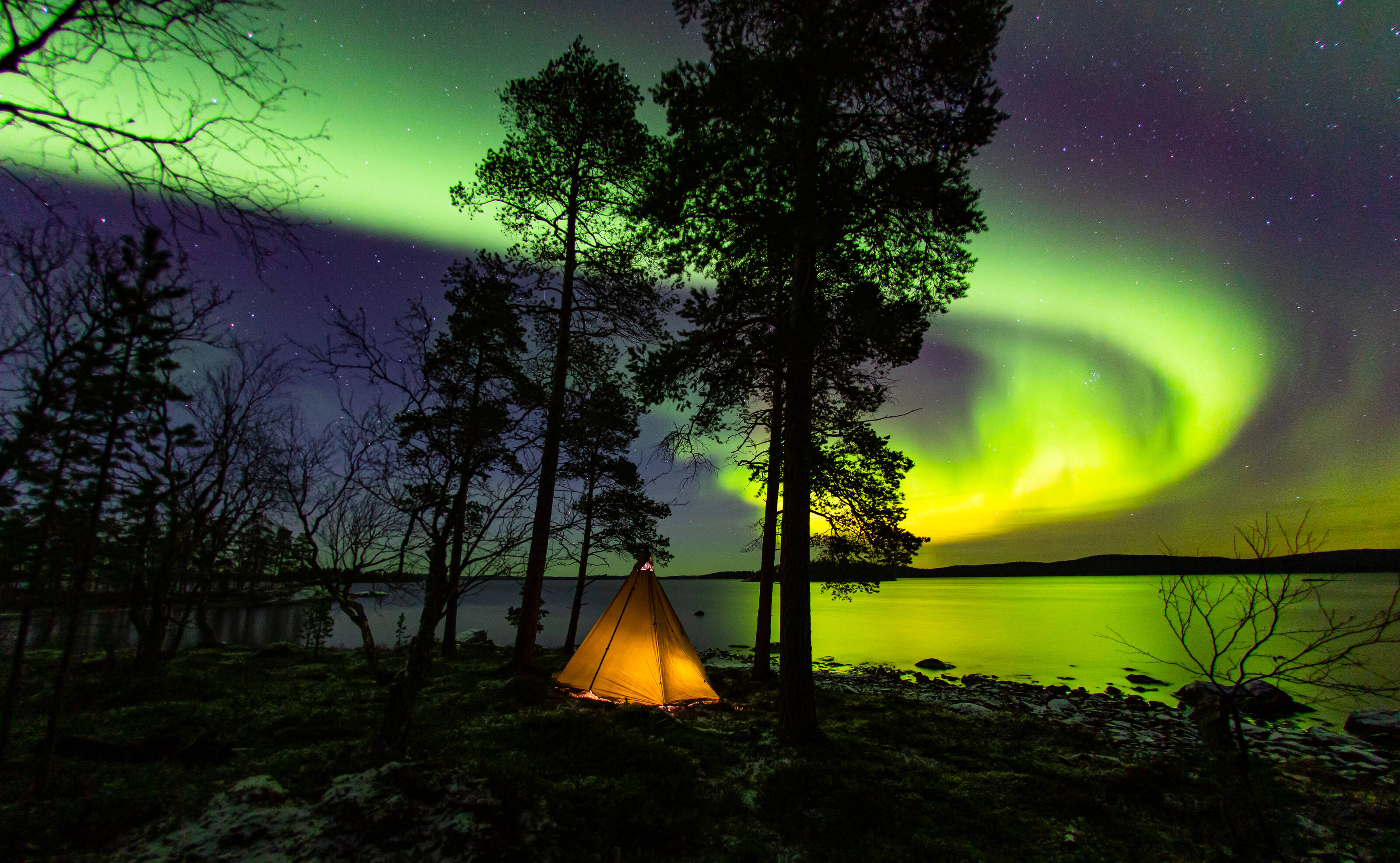 when to go to finland for the northern lights